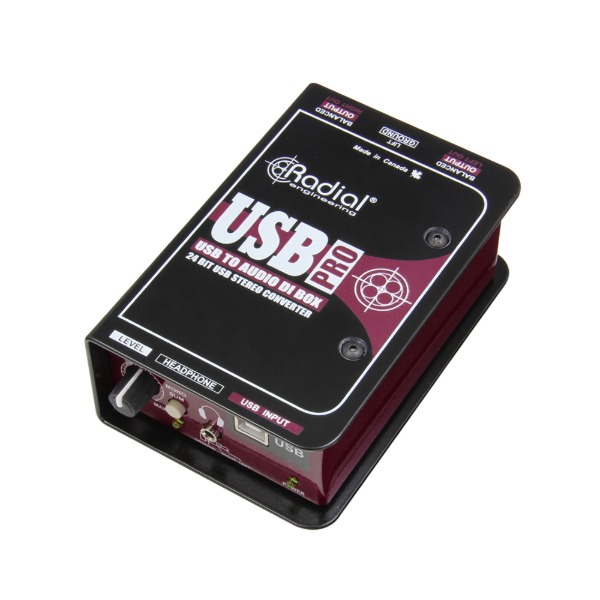 RADIAL USB PRO 래디알 스테레오 USB 랩탑 다이렉트 박스