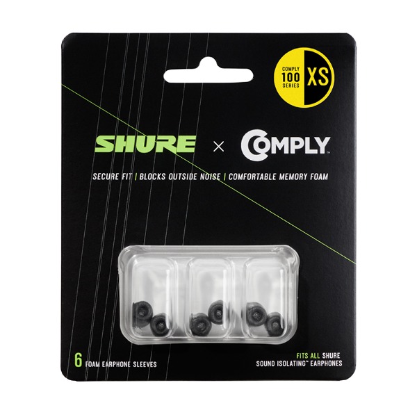 SHURE EACYF1-6XS / 슈어 Comply 폼 슬리브 이어팁 (초소형)