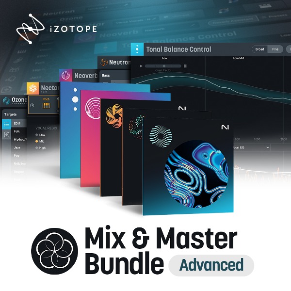 iZotope Mix &amp; Master Advanced (Ozone 11) 아이조톱 믹싱 및 마스터링 필수 플러그인들의 번들