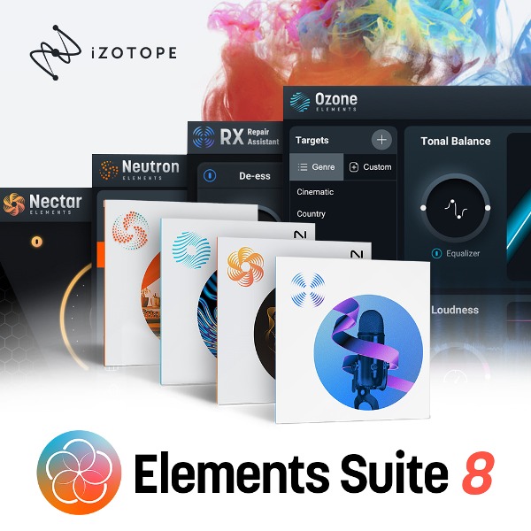 iZotope Elements Suite (v8) 아이조톱 모든 Elements 제품 번들