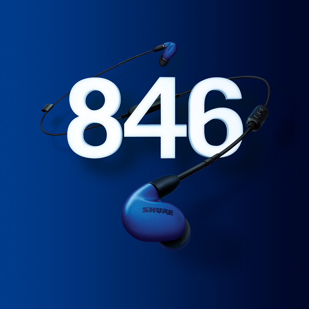 [SHURE] SE846 - BT1 (블루) 슈어 유선 + 블루투스 이어폰