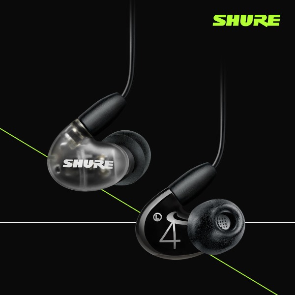 SHURE AONIC 4 슈어 사운드 아이솔레이팅 이어폰 (블랙/화이트)