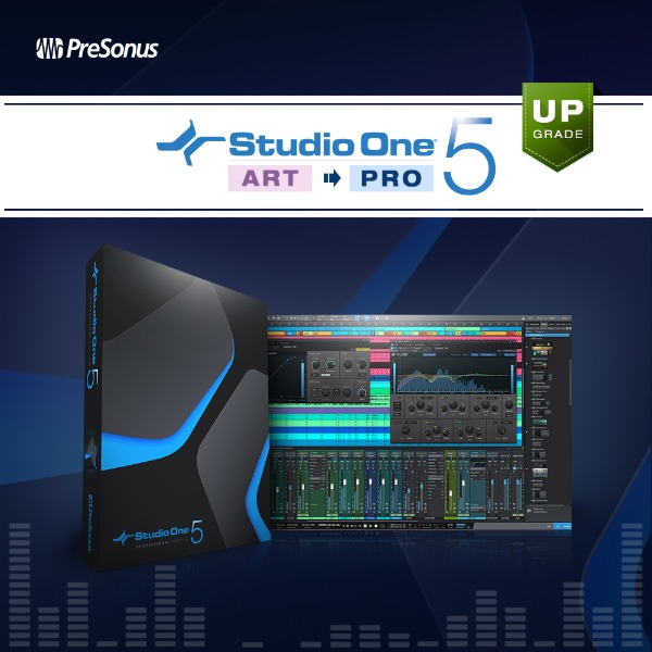 [PRESONUS] Studio One 5 Professional Upgrade (Art all→) 프리소너스 스튜디오원 5 (전자배송)