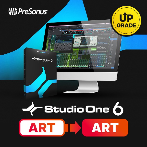 PRESONUS Studio One 6 Artist Upgrade (Art) 프리소너스 스튜디오원 6 (실시간)