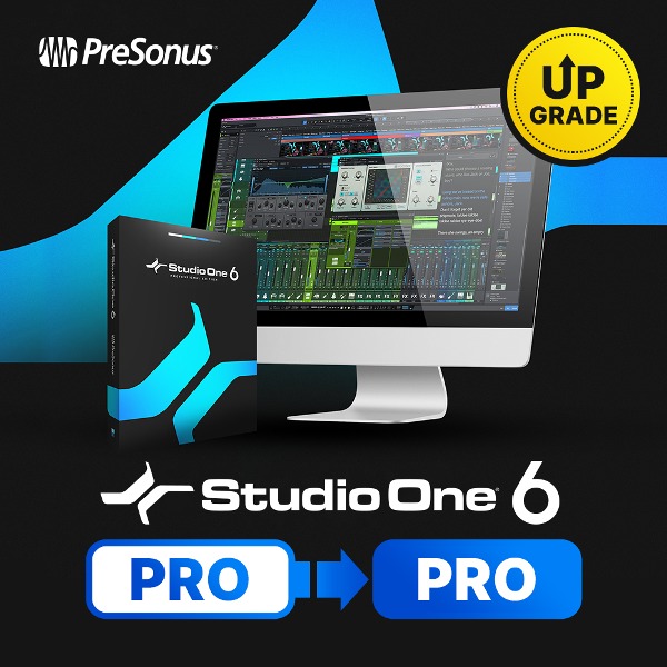[PRESONUS] Studio One 6 Professional Upgrade (Pro/Ducer all→) 프리소너스 스튜디오원 6★실시간전자배송★
