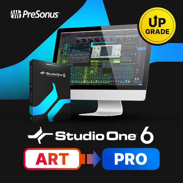PRESONUS Studio One 6 Professional Upgrade (Art all) 프리소너스 스튜디오원 6 (실시간)