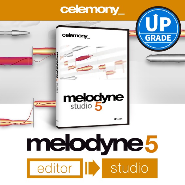 Melodyne 5 studio (editor UPG) 멜로다인 5 스튜디오 업그레이드 (from editor all)