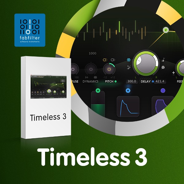 FabFilter Timeless 3 팹필터 타임레스 3 딜레이 플러그인