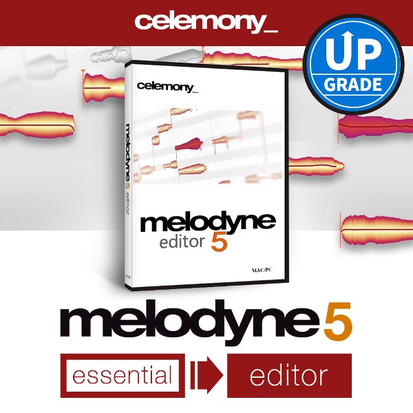 Melodyne 5 editor (essential UPG) 멜로다인 5 에디터 업그레이드 (from essential all)