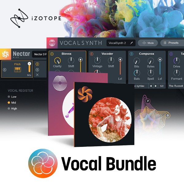 iZotope Vocal Bundle 아이조톱 보컬 컨트롤, 보컬 신스 플러그인 번들